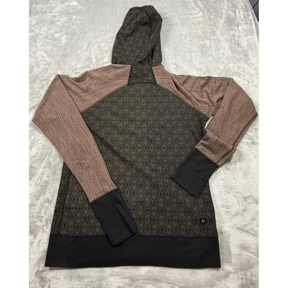 Marmot Callie Womens Full Zip Hoodie Geometric Diamond Print Size Large - Picture 5 of 10